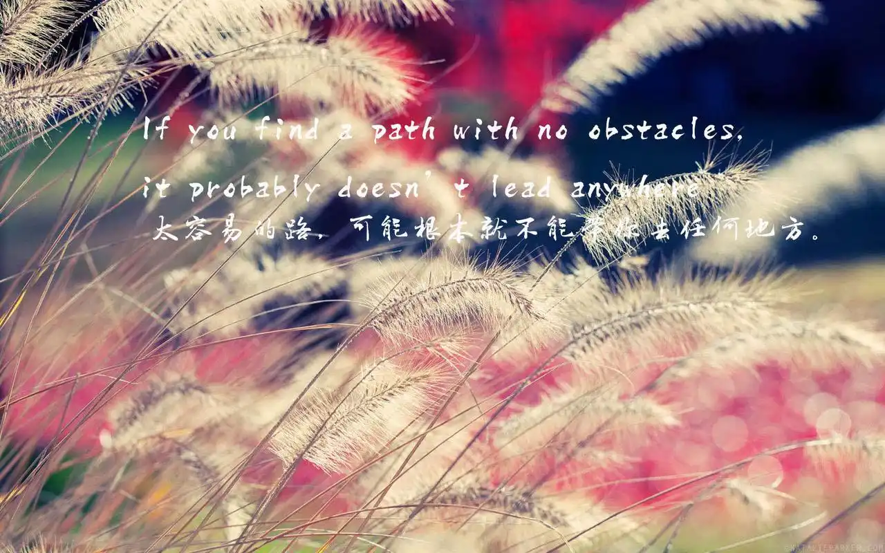 文字控唯美小清新宽屏桌面壁纸