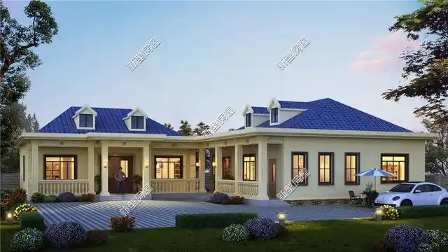 农村一层平房带个小院,怎么设计好?