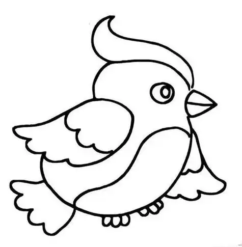 笔画图片大全图片小鸟简笔画的图片幼儿园春天的动物简笔画快乐的小鸟