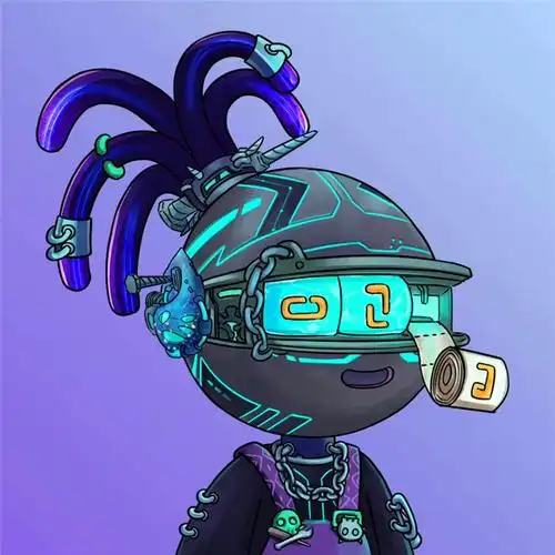 手绘炫酷科技感插画团体头像图片