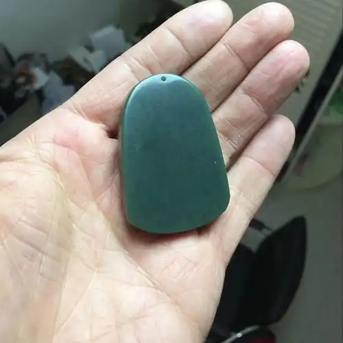 和田玉青玉上山虎坠玉佩下山虎玉坠男女生肖虎挂件项坠送女朋友七夕