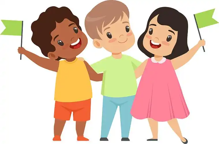 孩子们在操场上