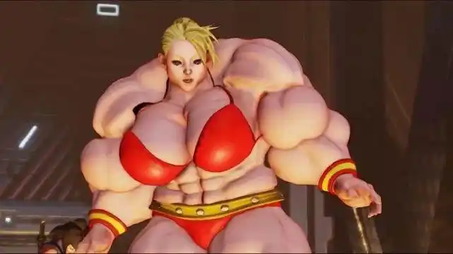 游戏里格斗肌肉女vs现实中健美肌肉女谁更牛