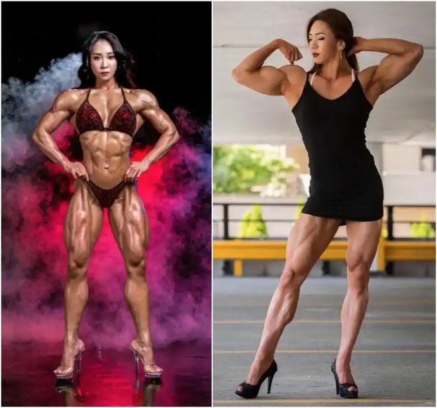 池妍玉韩国健美一姐地位不保,又一位"金刚芭比"走红!