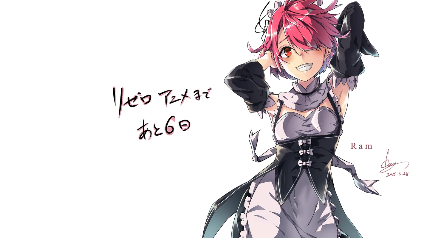 拉姆高清宽屏壁纸高清大图预览1920x1080_卡通动漫下载_美桌网