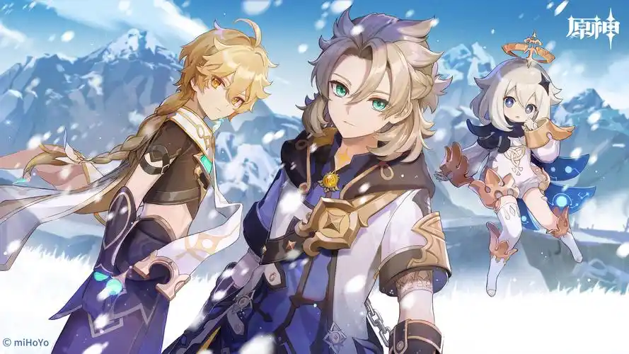 《原神》皑尘与雪影 阿贝多壁纸