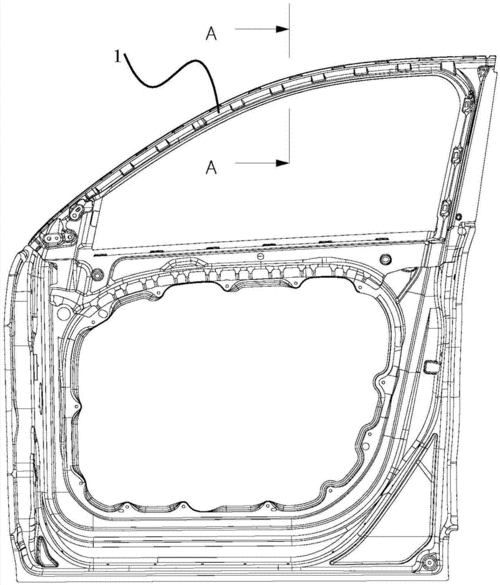 汽车a柱结构的制作方法