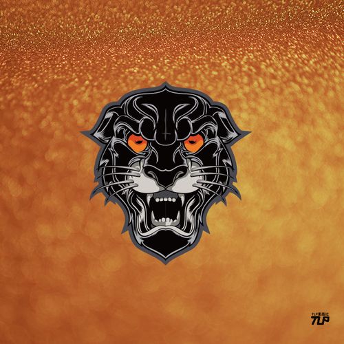 tlp反光车贴黑豹狮子图腾嘻哈街头文化涂鸦汽车装饰贴