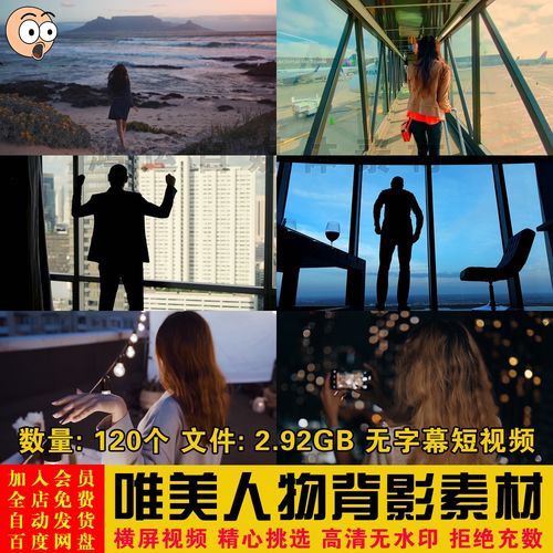 唯美孤独伤感人物励志身后背影无字幕短视频自媒体剪辑背景素材