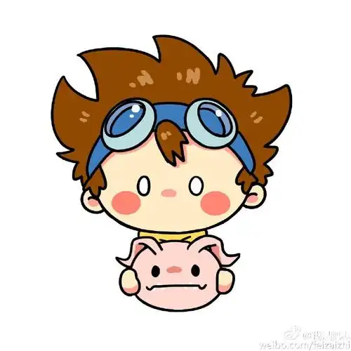 数码宝贝可爱q版头像