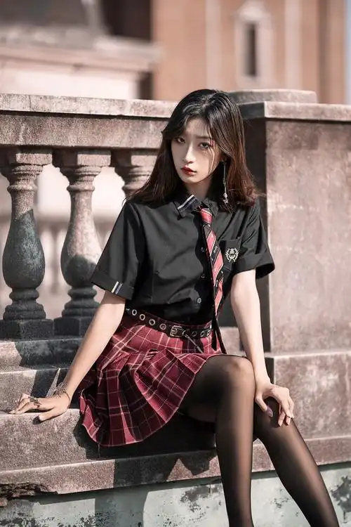 jk少女冷酷气质的小姐姐