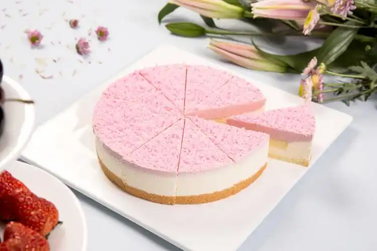 普利欧草莓芝士动物奶油乳酪蛋糕 甜品店冷餐会蛋糕房8寸10切