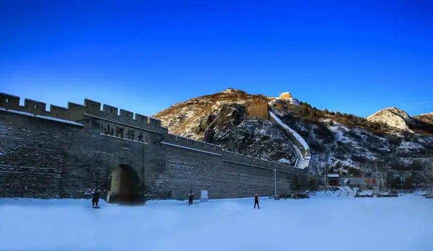 张家口大好河山一一雪后大境门