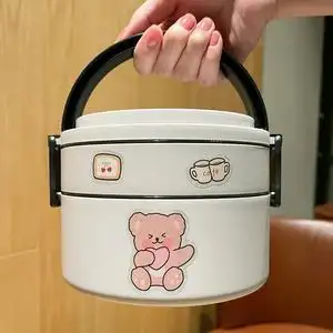 便当盒可爱少女卡通