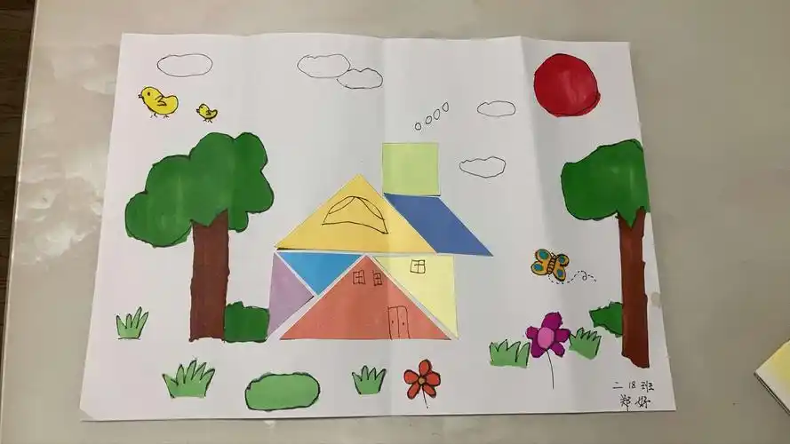 七巧板创意画#数学实践活动