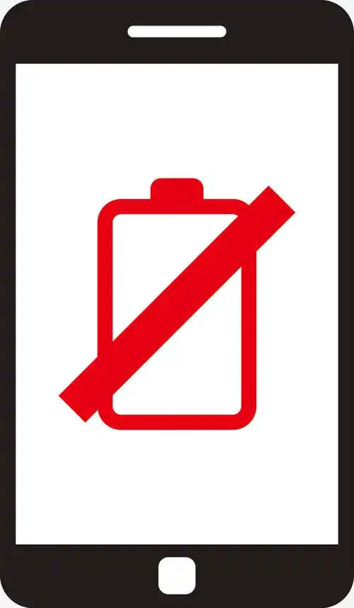 手机电池矢量素材图