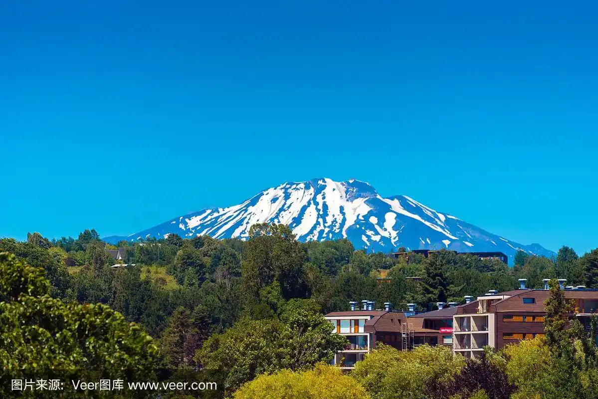 卡尔布科火山,智利,火山,巴拉斯湾(智),留白