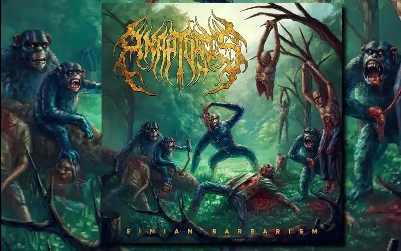 法国slam残酷死亡金属anaptosis - simian barbarism [official ep
