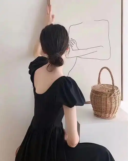 女生小众背部头像