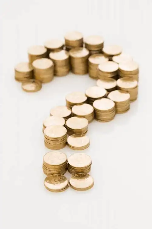 硬币摆成的问号