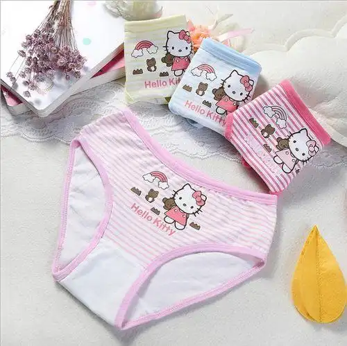 女童三角裤 春夏新款可爱卡通纯棉 中小童儿童四季加裆档三角内裤_7折