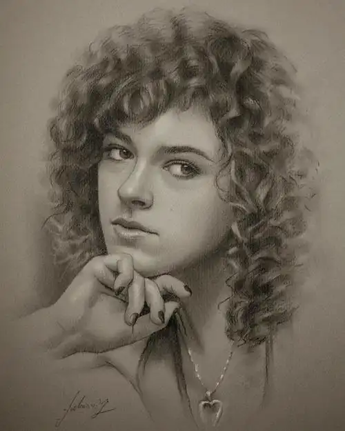 rzysztof lukasiewicz:100张名人肖像铅笔画