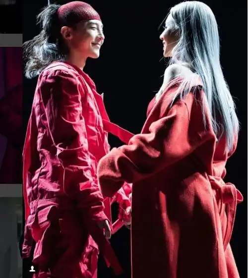 权志龙 前2ne1李彩麟演唱会合体 微笑对视火花四射【组图】【2】