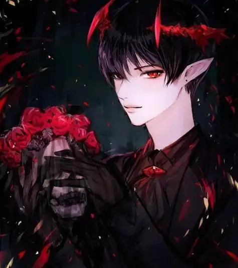 头像男生霸气冷酷 恶魔动漫兄弟 - 接吻情侣头像!