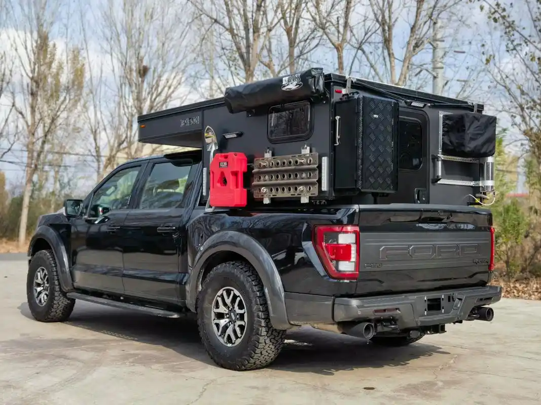 新款猛禽改装新方式,一款背驮房箱让皮卡变身背驮式房车,有水有电,有
