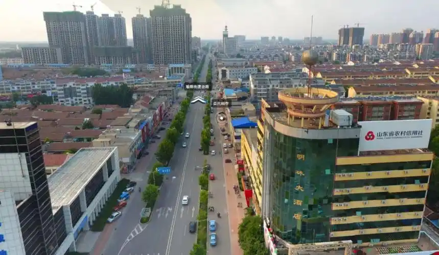16张航拍图,带你看看禹城繁华新面貌._市中路