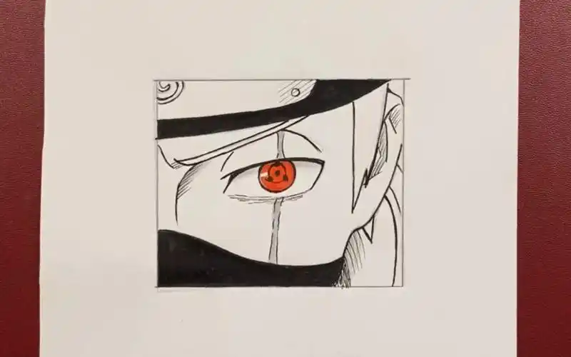 卡卡西的三勾玉写轮眼_哔哩哔哩_bilibili