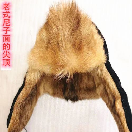卡悠莱(kayoulai)冬季狗皮帽子东北男士棉帽新款老式冬潮流时尚雷锋帽