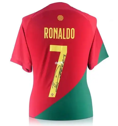 c罗签名球衣葡萄牙国家队球衣