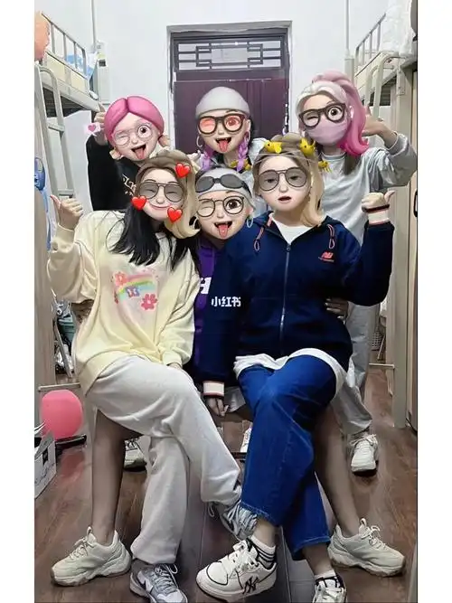 内向的大学生 6人宿舍拍照赶紧get起来吧