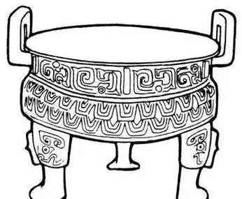 三足鼎的简笔画怎么画