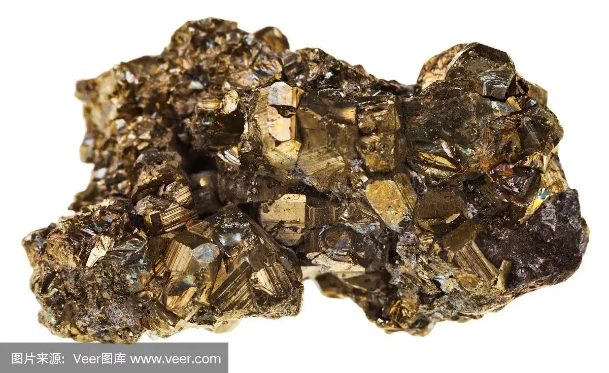 黄铁矿的矿物晶体