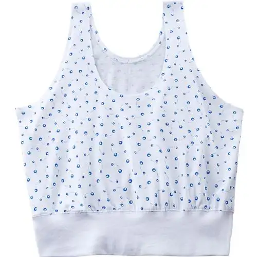 3件装 夏中老年短背心内衣女纯棉大码老人汗衫胸罩妈妈吊带薄背心