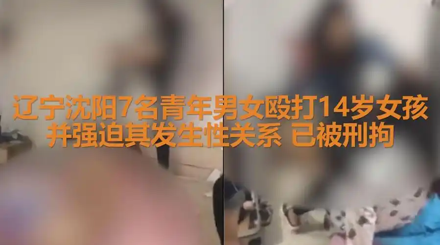 辽宁沈阳7名青年男女殴打14岁女孩 并强迫其发生性关系 已被刑拘