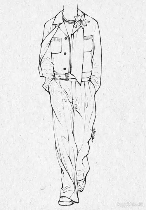 服装设计|男装秀场99procreate96