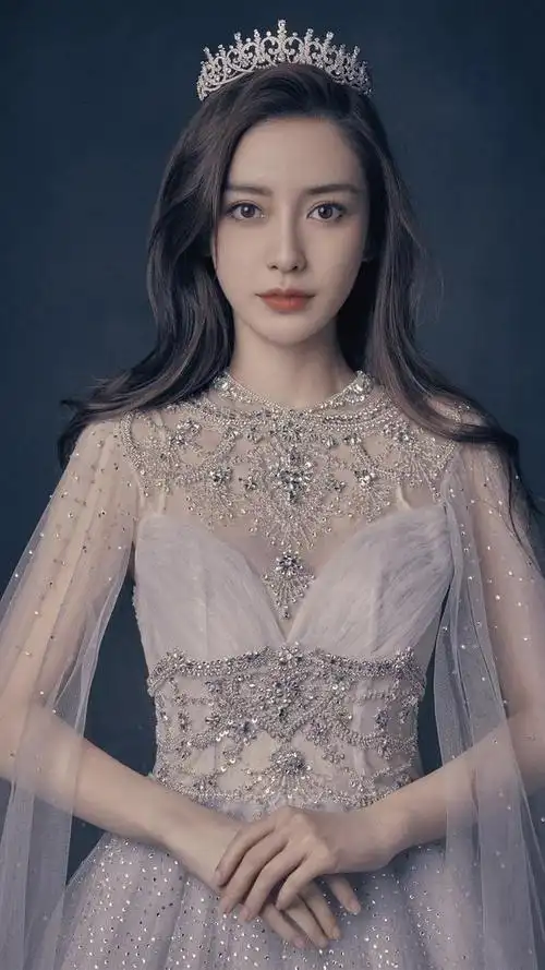 angelababy礼服写真,绝美容颜,倾国倾城