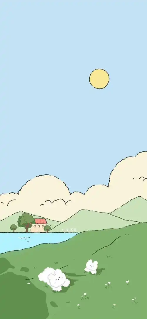 动漫卡通背景图,卡通背景图片(超养眼的小清新卡通动漫插画壁纸)