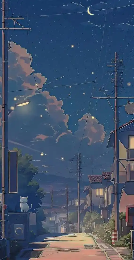 动漫 #治愈系风景 #背景图   注:非原创 - 抖音