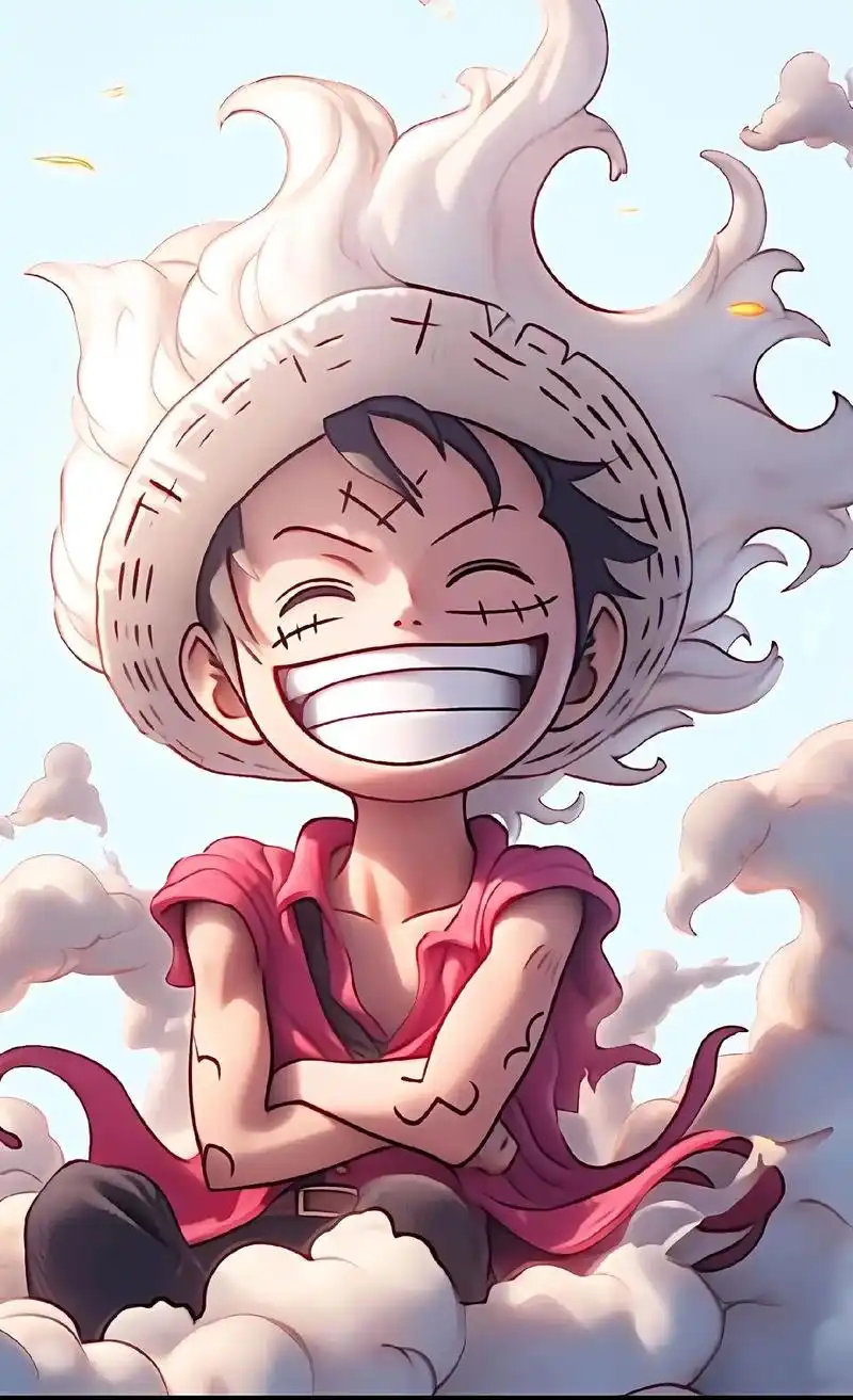 q版5档路飞!精选壁纸!点击上方小程序,所见即所得!或搜【神 - 抖音