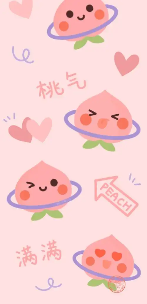 手机壁纸水蜜桃高清壁纸合集收集了几十张我太爱桃子了不定期更新中