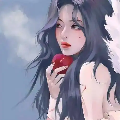 小众高冷女生御姐手绘动漫头像图片