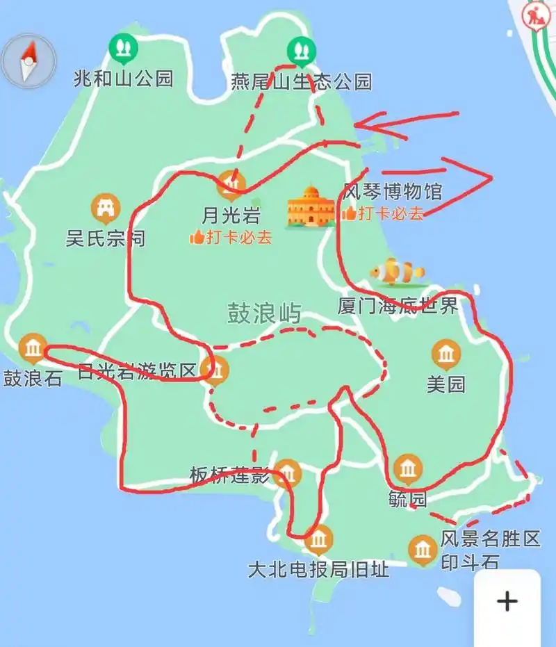 鼓浪屿旅游攻略(附潮汐时间表) 去厦门旅游,那么一定要去一趟鼓浪屿,