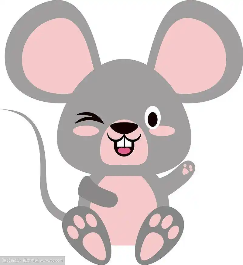 卡通可爱的老鼠