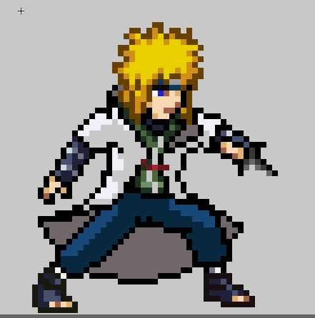 重画波风水门素材,需要声明的是,再过一段时间,火影忍者手游的秽土