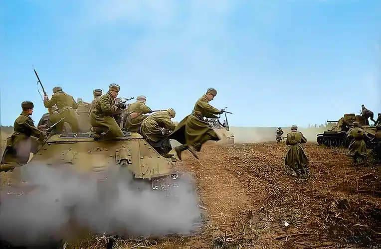 生活 日常 部分苏联第二次世界大战的旧照片复原图战场1