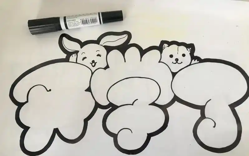 手绘pop海报《开学了》